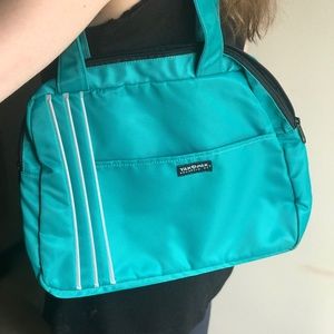 Vintage yak pak turquoise sporty purse / bag
